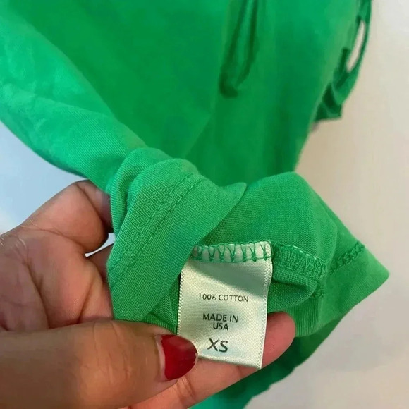 Boast green cut out blouse size XSmall - Picture 4 of 4